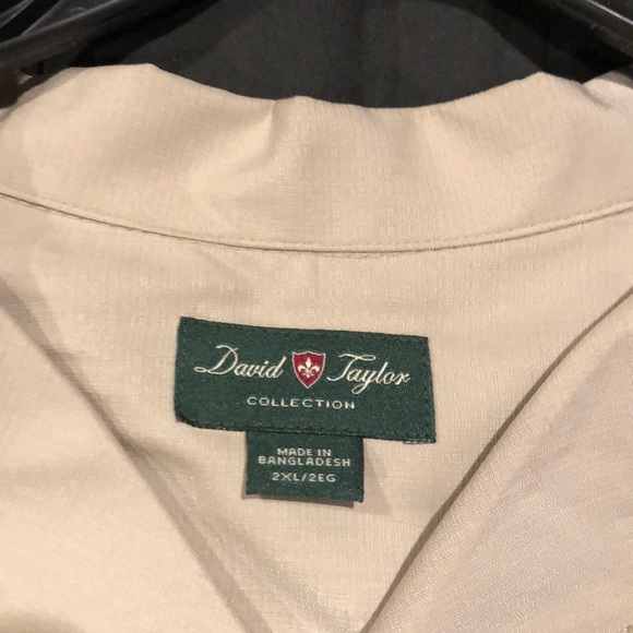 David Taylor button up shirt 2xl new - Picture 2 of 4